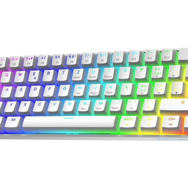 DELTACO Gaming-Tastatur GAM-175-C Hot-Swap Weiss