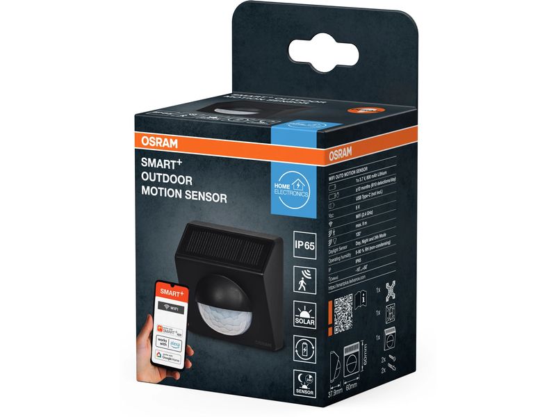 OSRAM Smart+ WIFI outdoor motion Sensor Schwarz