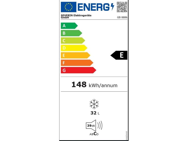 Severin Gefrierschrank GB8886 Wechselbar