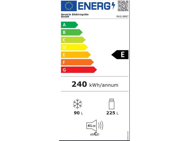 Severin Kühl-Gefrierkombination RKG8997 Rechts