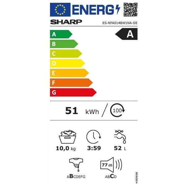 Sharp Waschmaschine ES-NFA014BW1NA-CH Links