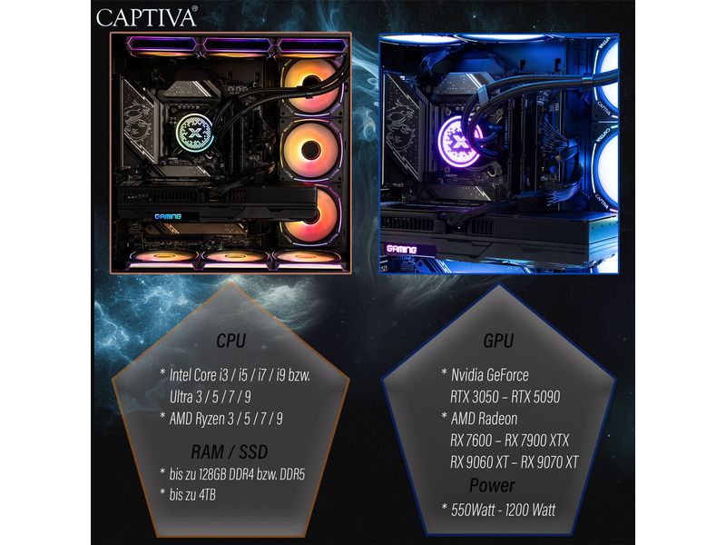 Captiva Gaming PC Highend Gaming I93-179