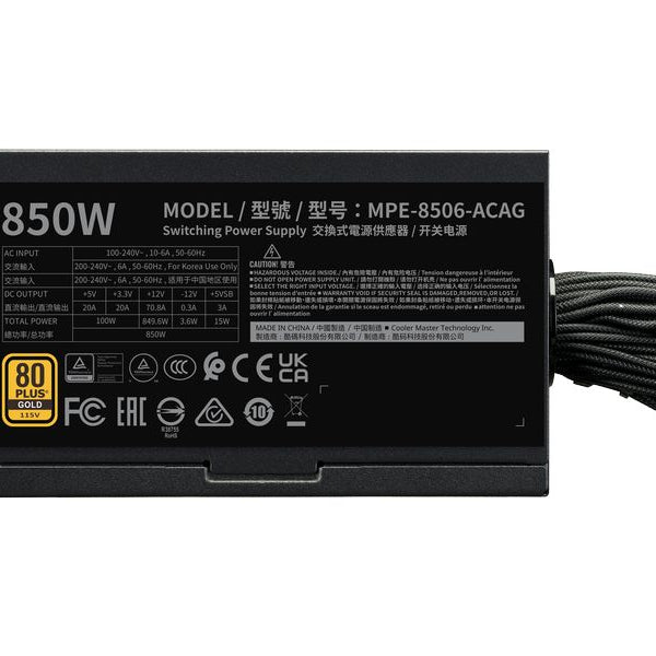 Cooler Master Netzteil MWE GOLD 850 V3 850 W