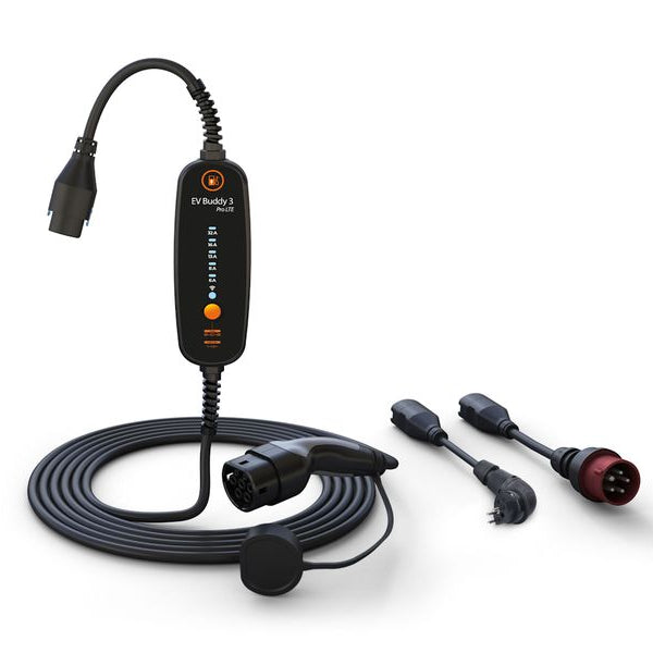 EV Buddy Ladekabel für EV Buddy 3 Pro LTE, 22kW, 6.5m, BT, WLAN