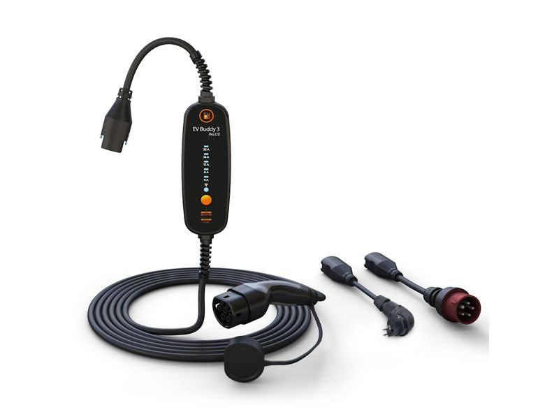 EV Buddy Ladekabel für EV Buddy 3 Pro LTE, 22kW, 6.5m, BT, WLAN