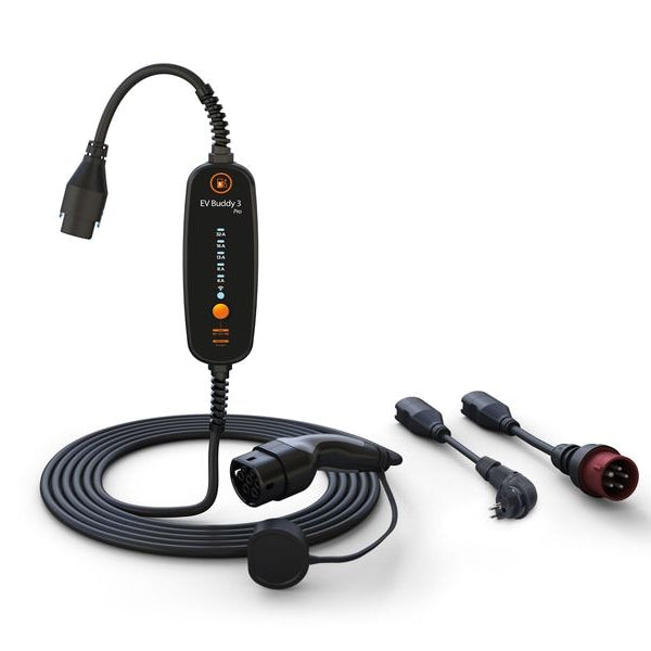 EV Buddy Ladekabel für EV Buddy 3 Pro, 22kW, 6.5m, Bluetooth, WLAN