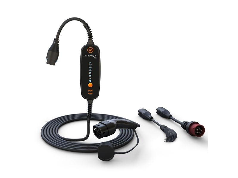 EV Buddy Ladekabel für EV Buddy 3 Pro, 22kW, 6.5m, Bluetooth