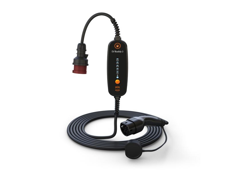 EV Buddy Ladekabel für EV Buddy 3, 11kW, 10m, Bluetooth