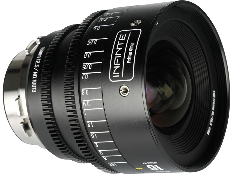 7Artisans Festbrennweite 16mm T/2.5 INFINTE Schwarz – Arri PL