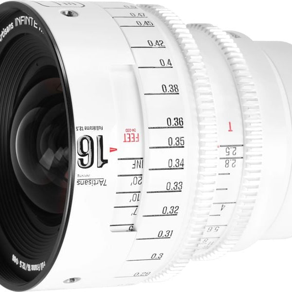 7Artisans Festbrennweite 16mm T/2.5 INFINTE Weiss – Canon EF