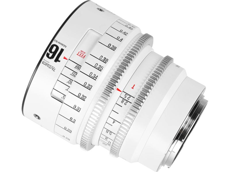 7Artisans Festbrennweite 16mm T/2.5 INFINTE Weiss – Canon EF