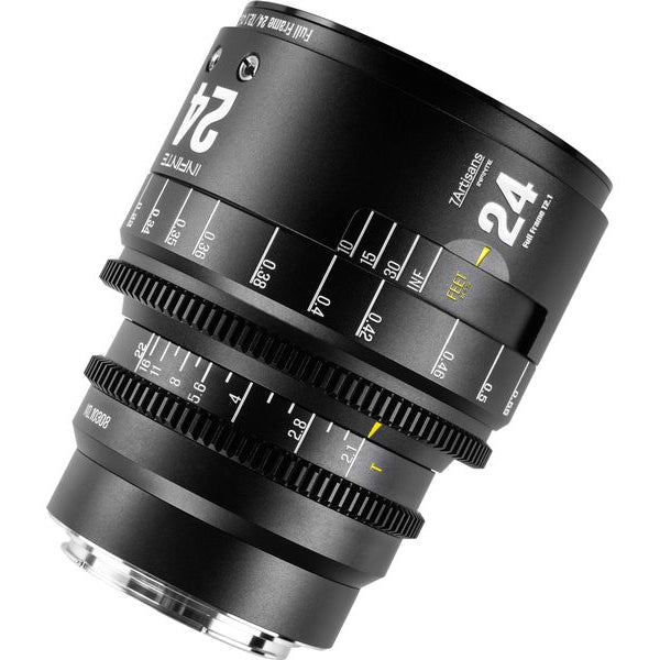 7Artisans Festbrennweite 24mm T/2.1 INFINTE Schwarz – Canon EF