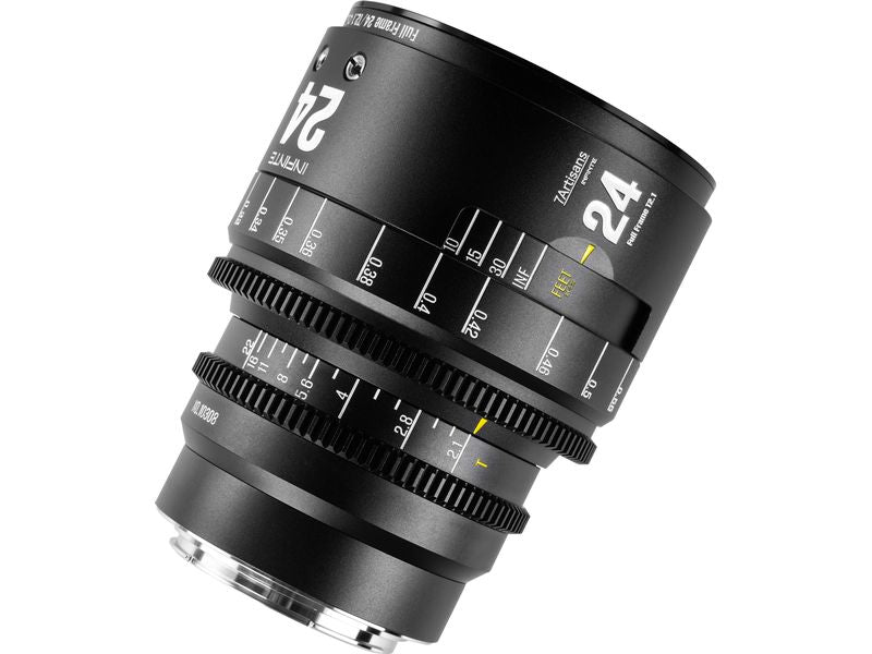 7Artisans Festbrennweite 24mm T/2.1 INFINTE Schwarz – Canon EF