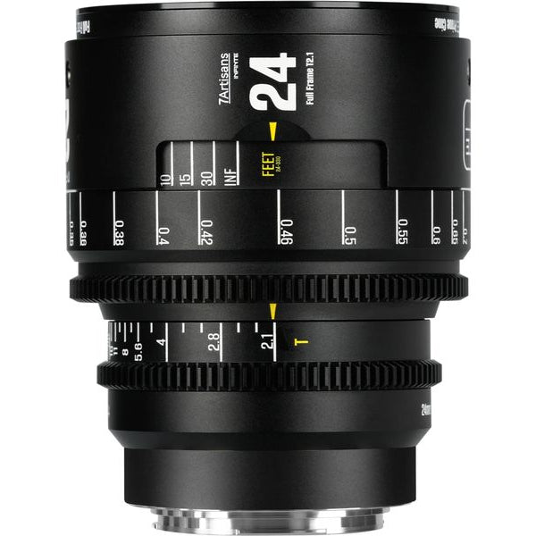 7Artisans Festbrennweite 24mm T/2.1 INFINTE Schwarz – Canon EF