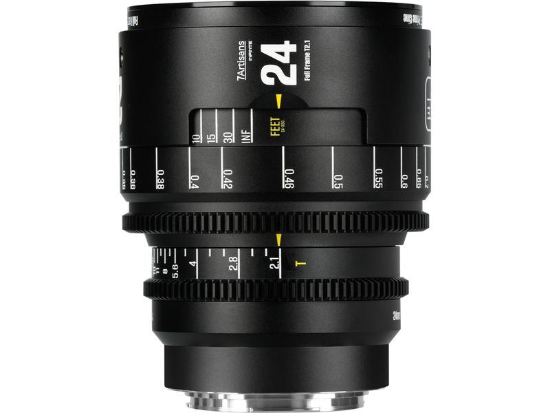 7Artisans Festbrennweite 24mm T/2.1 INFINTE Schwarz – Canon EF