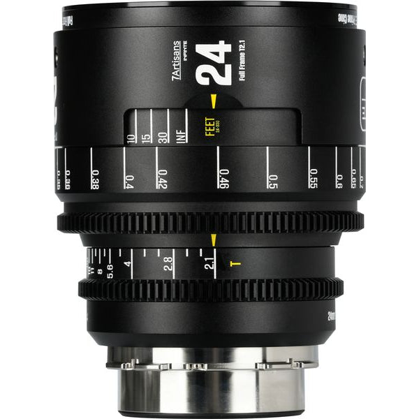 7Artisans Festbrennweite 24mm T/2.1 INFINTE Schwarz – Arri PL