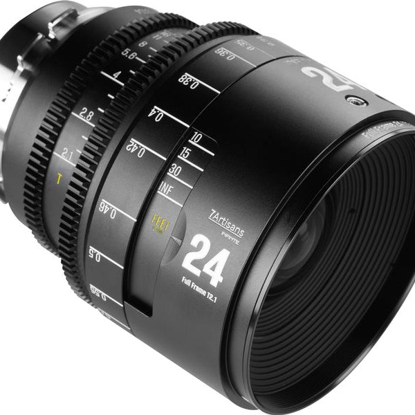 7Artisans Festbrennweite 24mm T/2.1 INFINTE Schwarz – Arri PL