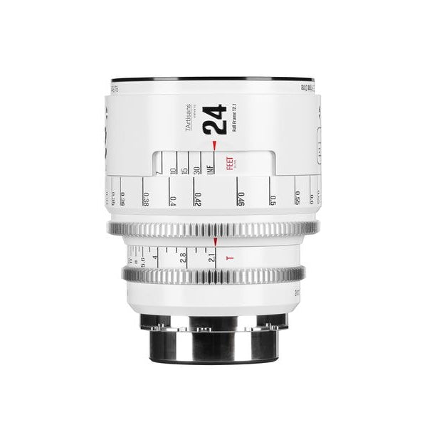 7Artisans Festbrennweite 24mm T/2.1 INFINTE Weiss – Arri PL