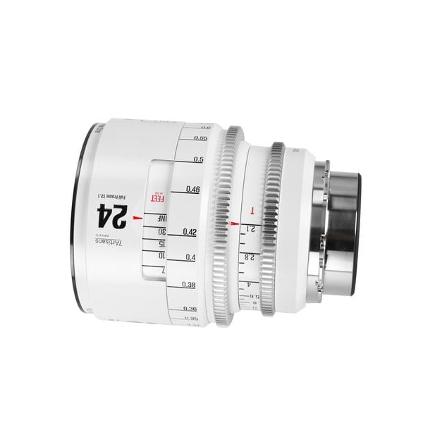 7Artisans Festbrennweite 24mm T/2.1 INFINTE Weiss – Arri PL