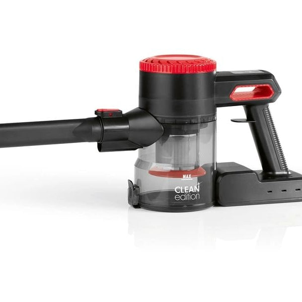 CLEANmaxx Akku-Hand- und Stielsauger mit 2-fach-Filter , Rot