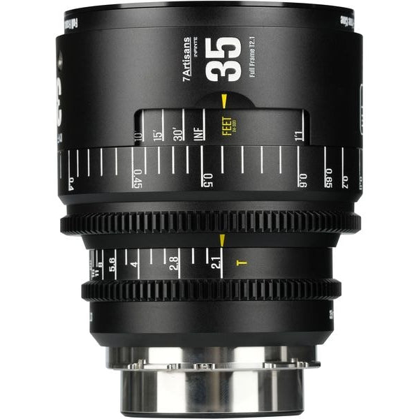 7Artisans Festbrennweite 35mm T/2.1 INFINTE Schwarz – Arri PL