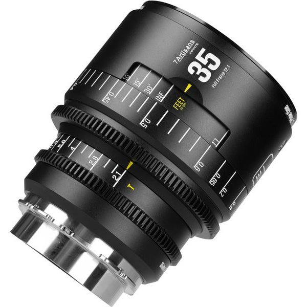 7Artisans Festbrennweite 35mm T/2.1 INFINTE Schwarz – Arri PL