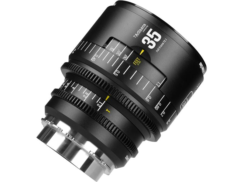 7Artisans Festbrennweite 35mm T/2.1 INFINTE Schwarz – Arri PL