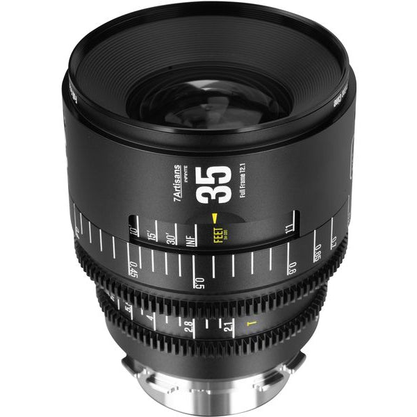 7Artisans Festbrennweite 35mm T/2.1 INFINTE Schwarz – Arri PL