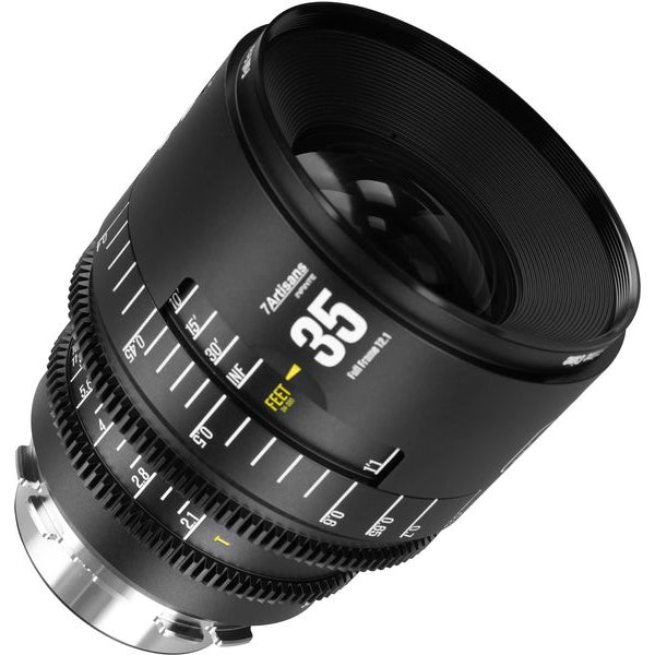 7Artisans Festbrennweite 35mm T/2.1 INFINTE Schwarz – Arri PL