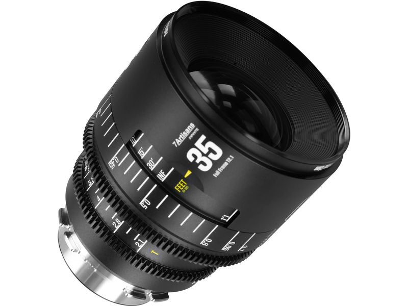 7Artisans Festbrennweite 35mm T/2.1 INFINTE Schwarz – Arri PL
