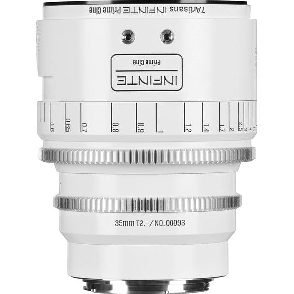7Artisans Festbrennweite 35mm T/2.1 INFINTE Weiss – Canon EF