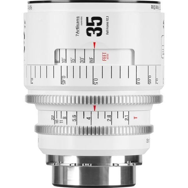 7Artisans Festbrennweite 35mm T/2.1 INFINTE Weiss – Arri PL