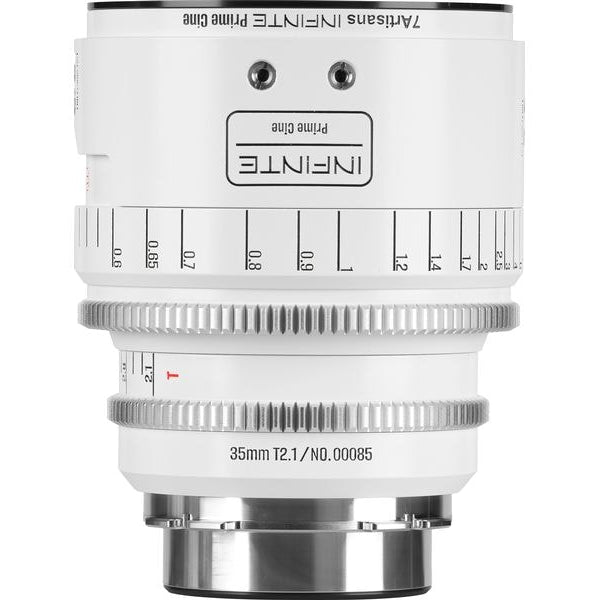 7Artisans Festbrennweite 35mm T/2.1 INFINTE Weiss – Arri PL