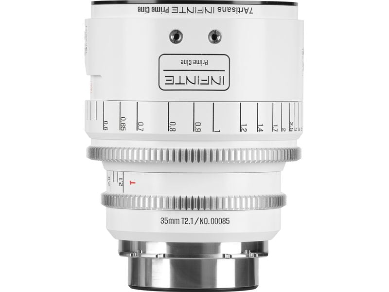 7Artisans Festbrennweite 35mm T/2.1 INFINTE Weiss – Arri PL