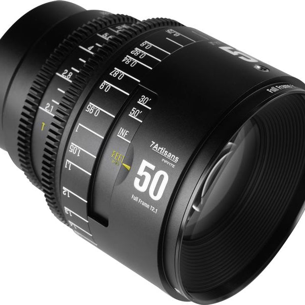 7Artisans Festbrennweite 50mm T/2.1 INFINTE Schwarz – Canon EF