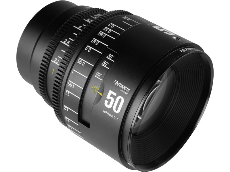 7Artisans Festbrennweite 50mm T/2.1 INFINTE Schwarz – Canon EF