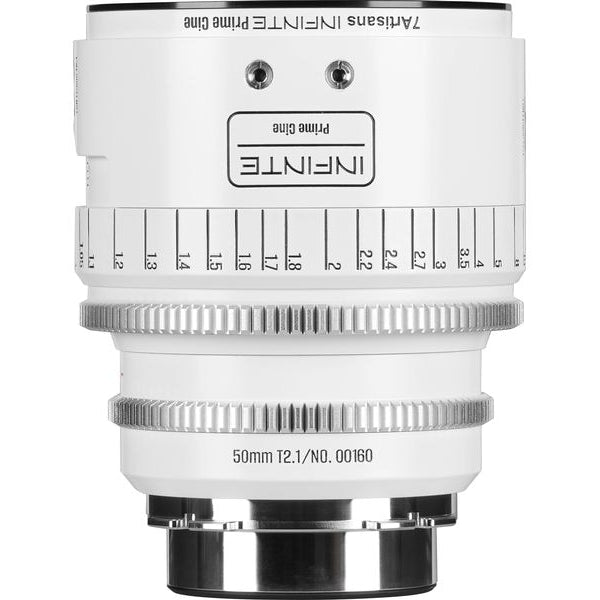 7Artisans Festbrennweite 50mm T/2.1 INFINTE Weiss – Arri PL