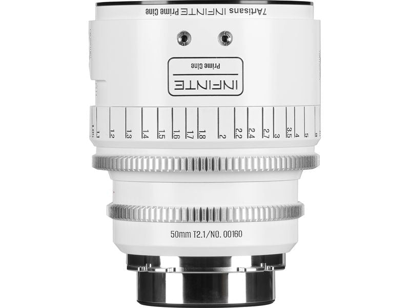 7Artisans Festbrennweite 50mm T/2.1 INFINTE Weiss – Arri PL