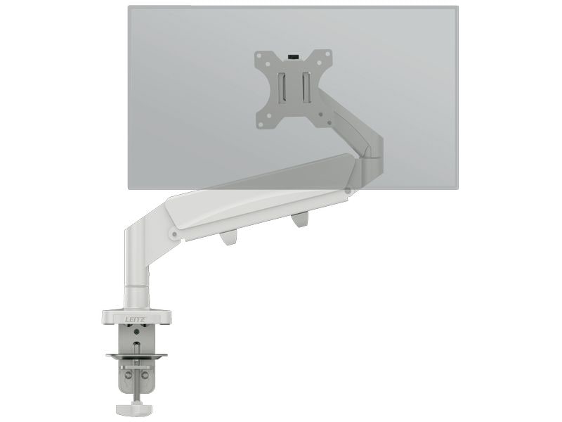 Leitz Tischhalterung Single Monitorarm Ergo bis 9 kg – Grau