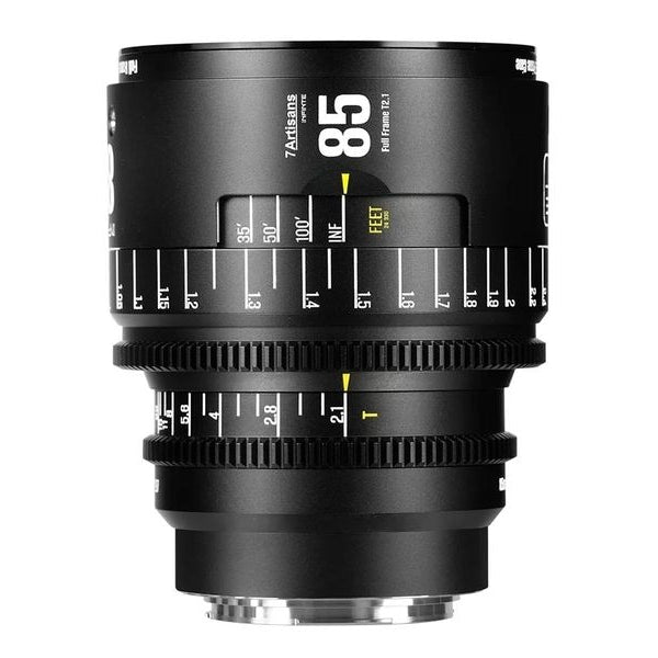 7Artisans Festbrennweite 85mm T/2.1 INFINTE Schwarz – Canon EF