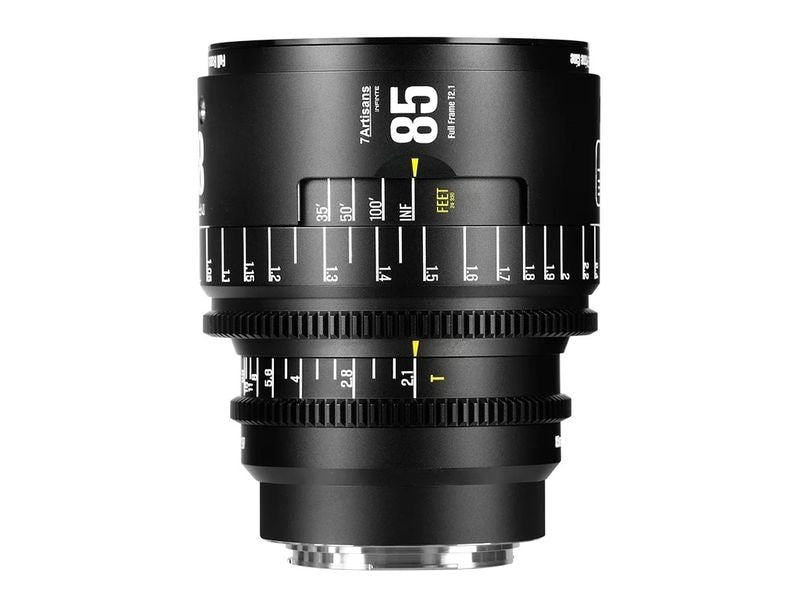 7Artisans Festbrennweite 85mm T/2.1 INFINTE Schwarz – Canon EF