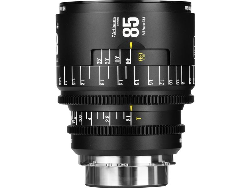 7Artisans Festbrennweite 85mm T/2.1 INFINTE Schwarz – Arri PL