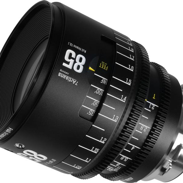 7Artisans Festbrennweite 85mm T/2.1 INFINTE Schwarz – Arri PL