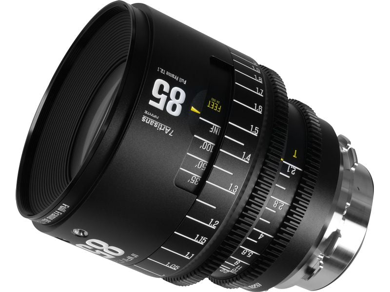 7Artisans Festbrennweite 85mm T/2.1 INFINTE Schwarz – Arri PL
