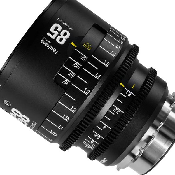 7Artisans Festbrennweite 85mm T/2.1 INFINTE Schwarz – Arri PL