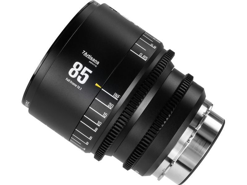7Artisans Festbrennweite 85mm T/2.1 INFINTE Schwarz – Arri PL