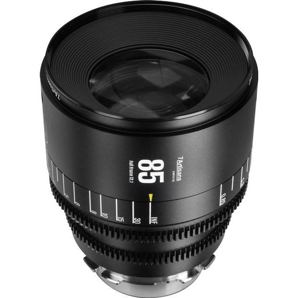 7Artisans Festbrennweite 85mm T/2.1 INFINTE Schwarz – Arri PL