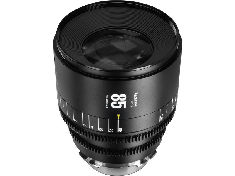 7Artisans Festbrennweite 85mm T/2.1 INFINTE Schwarz – Arri PL