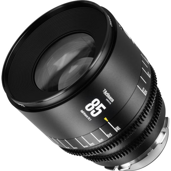 7Artisans Festbrennweite 85mm T/2.1 INFINTE Schwarz – Arri PL