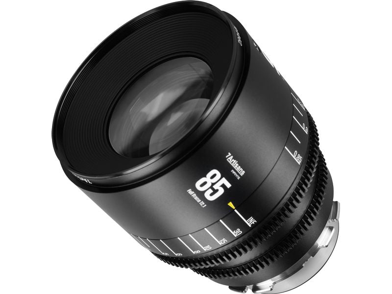 7Artisans Festbrennweite 85mm T/2.1 INFINTE Schwarz – Arri PL